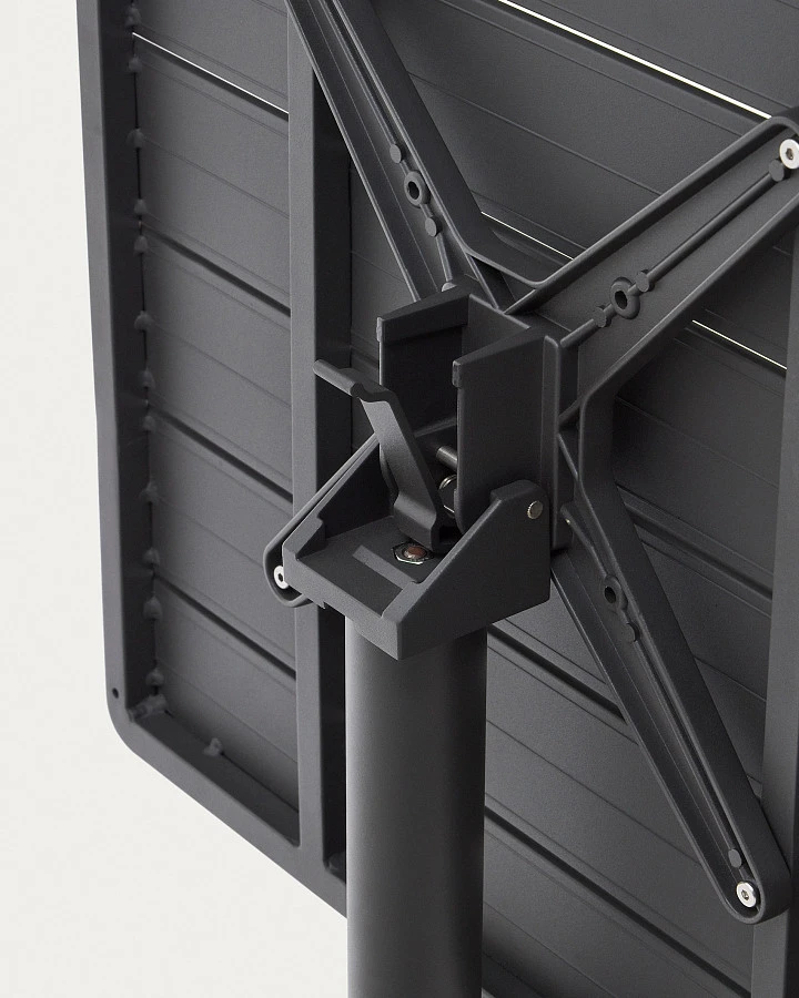 Складной уличный стол Torreta из алюминия с черной отделкой 70 x 70 см - фото 11