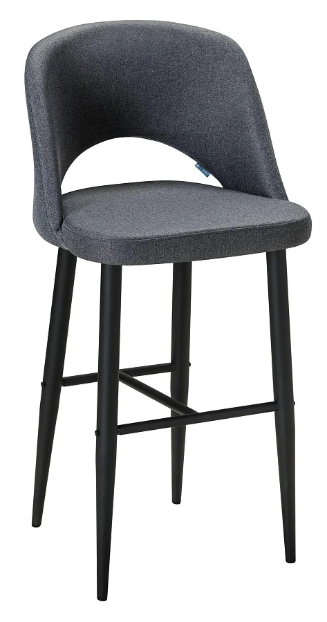 Кресло Бар.Lars тёмно-серый/черный