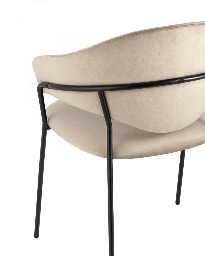 Стул Алексис велюр капучино - фото 7