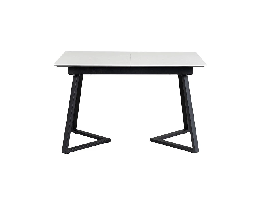 Стол Роналдо раздвиж. 120-160 Светлый мрамор/Бабочка - фото 9