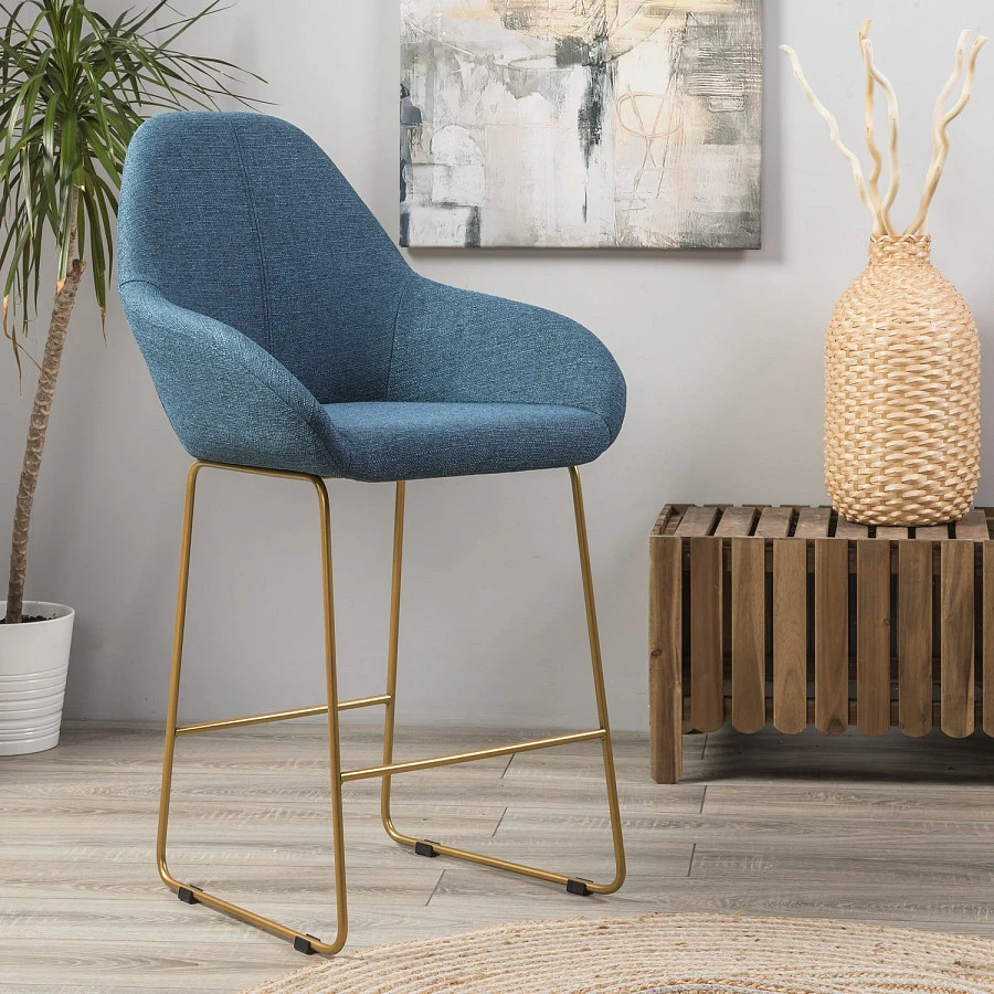 Кресло полубар Kent БлюАрт/ЛинкЗолот - фото 6