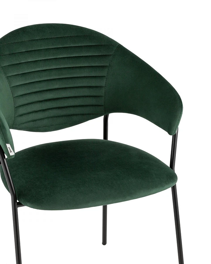 Стул Алексис велюр зелёный - фото 6