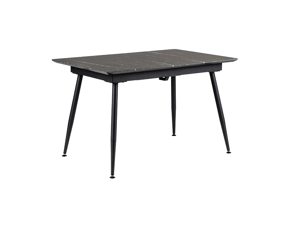 Стол Месси раздвиж. 140-180 Темный мрамор/Бабочка