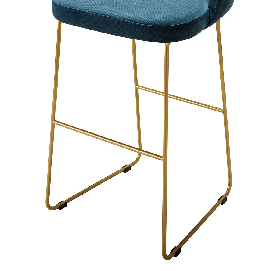 Кресло Бар. Lars Diag blue/Линк золото - фото 5