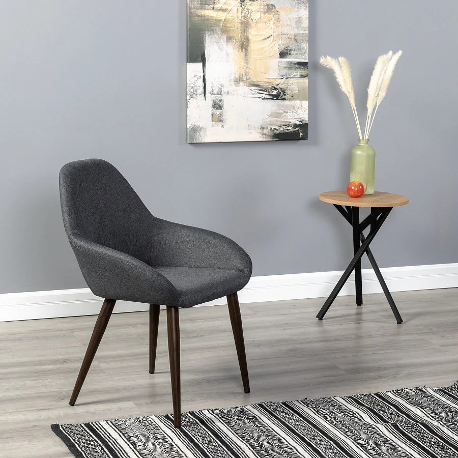 Кресло Kent тёмно-серый/т.орех - фото 8