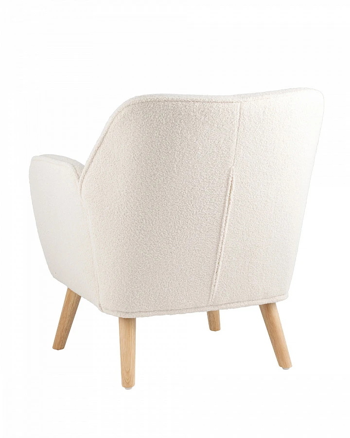 Кресло Ричи тедди белый - фото 6