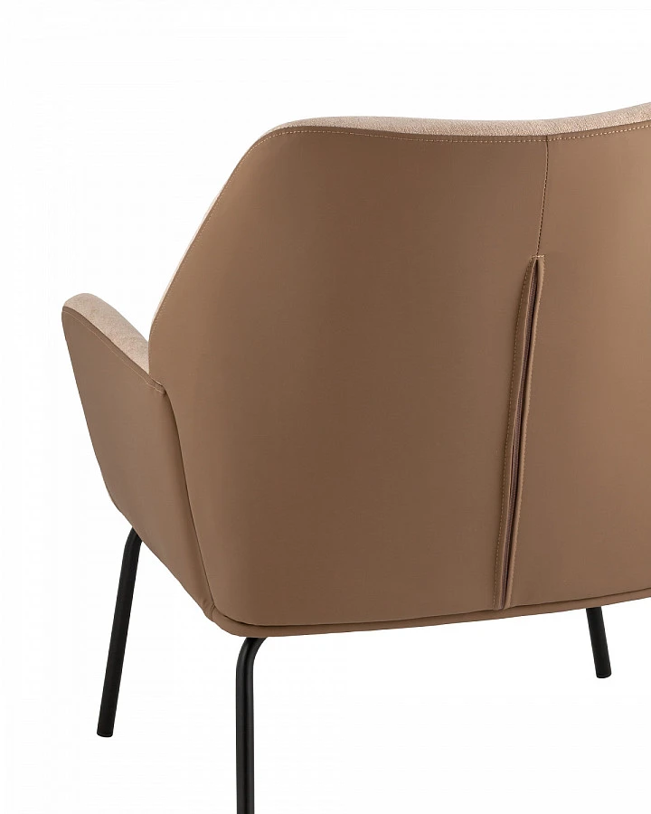 Кресло Харви св.-кор. с кор. экокожей - фото 6