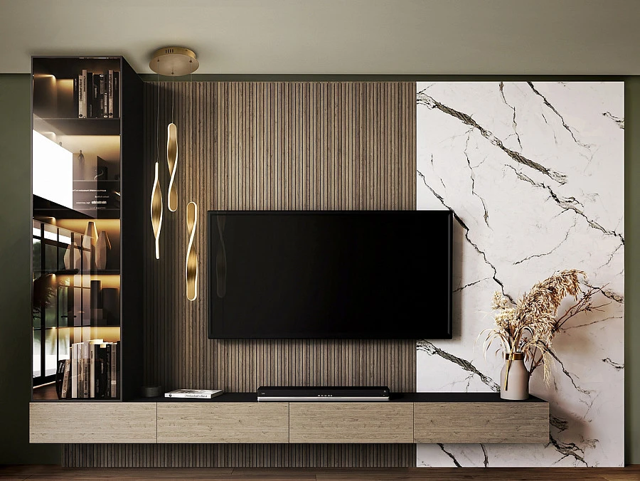 Люстра Twist 3L золотая - фото 7