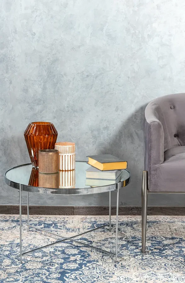 Приставной столик Gatsby L Silver - фото 5