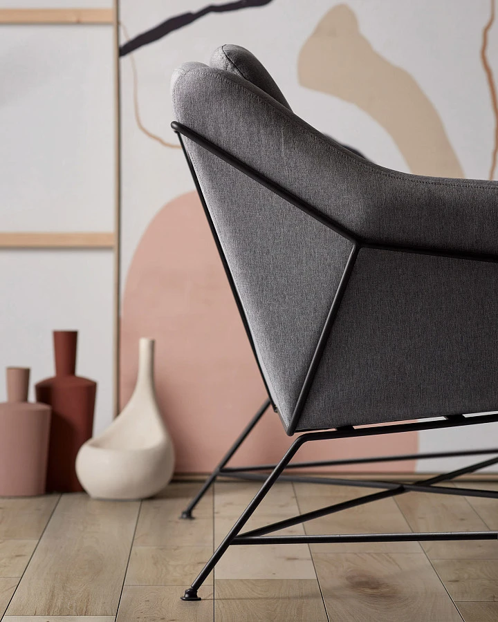 Диван Brida графитовый 128 см - фото 3