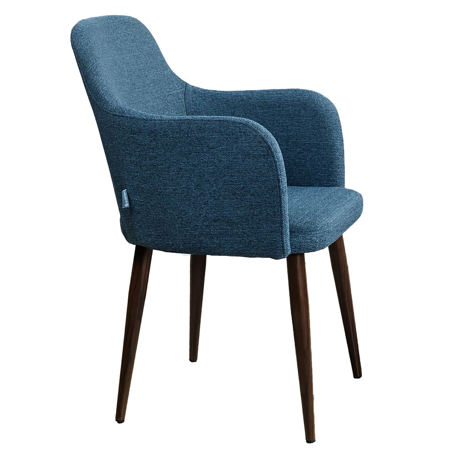 Кресло Ledger БлюАрт/ТОрех - фото 4