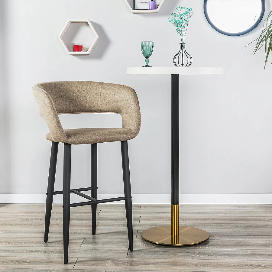 Кресло Бар.Hugs beige/черный - фото 7