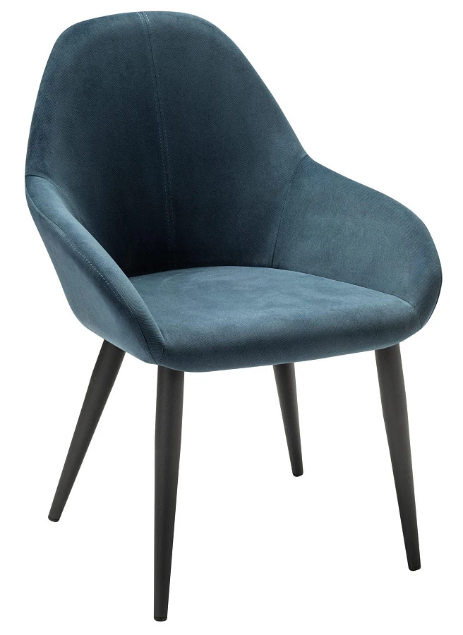 Кресло Kent Diag blue/черный