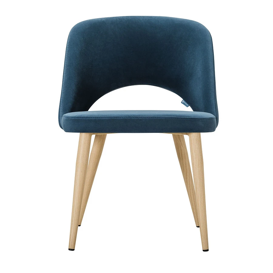 Стул Lars Diag blue/нат.дуб - фото 3