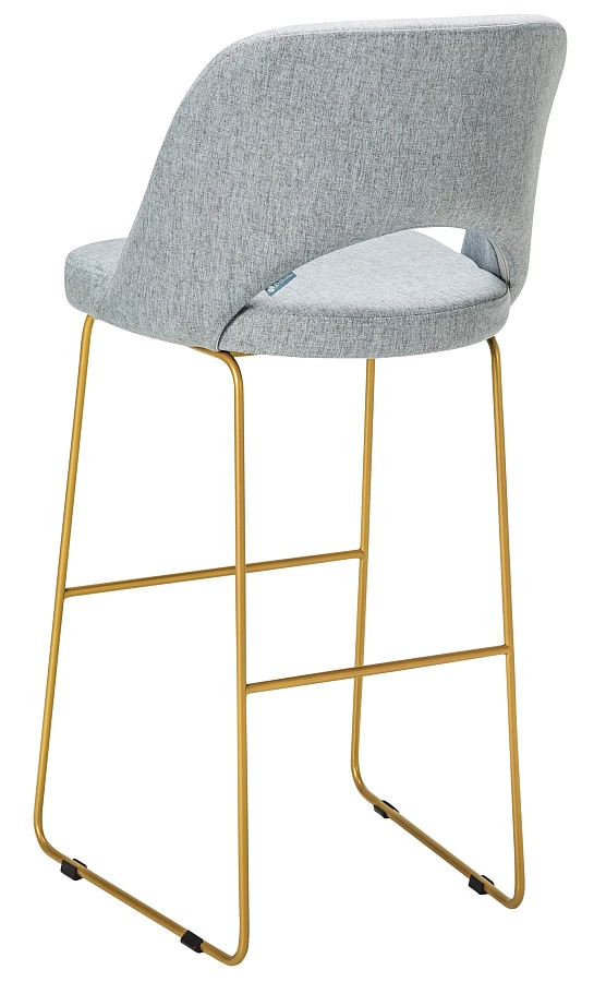 Кресло Бар Lars Грей/ЛинкЗолот - фото 4