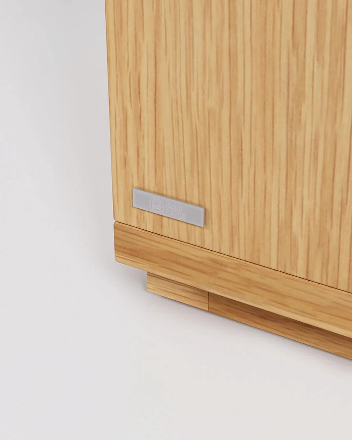 Прикроватная тумба Abilen шпон дуба /белый лак - фото 11