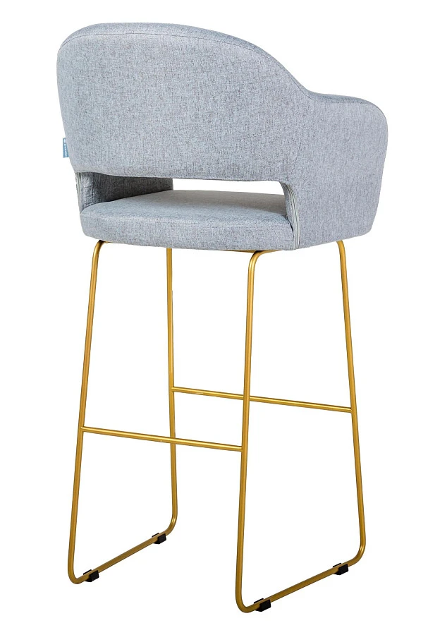 Кресло Бар Oscar Грей/ЛинкЗолот - фото 5