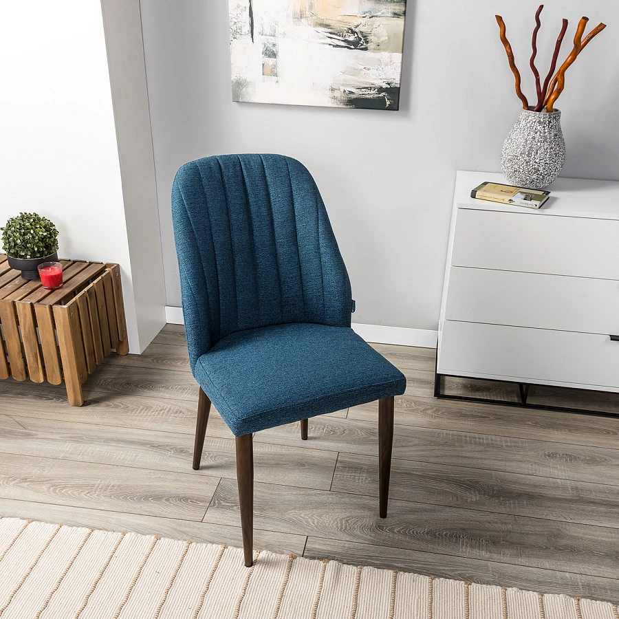 Стул Alen синий/т. орех - фото 9