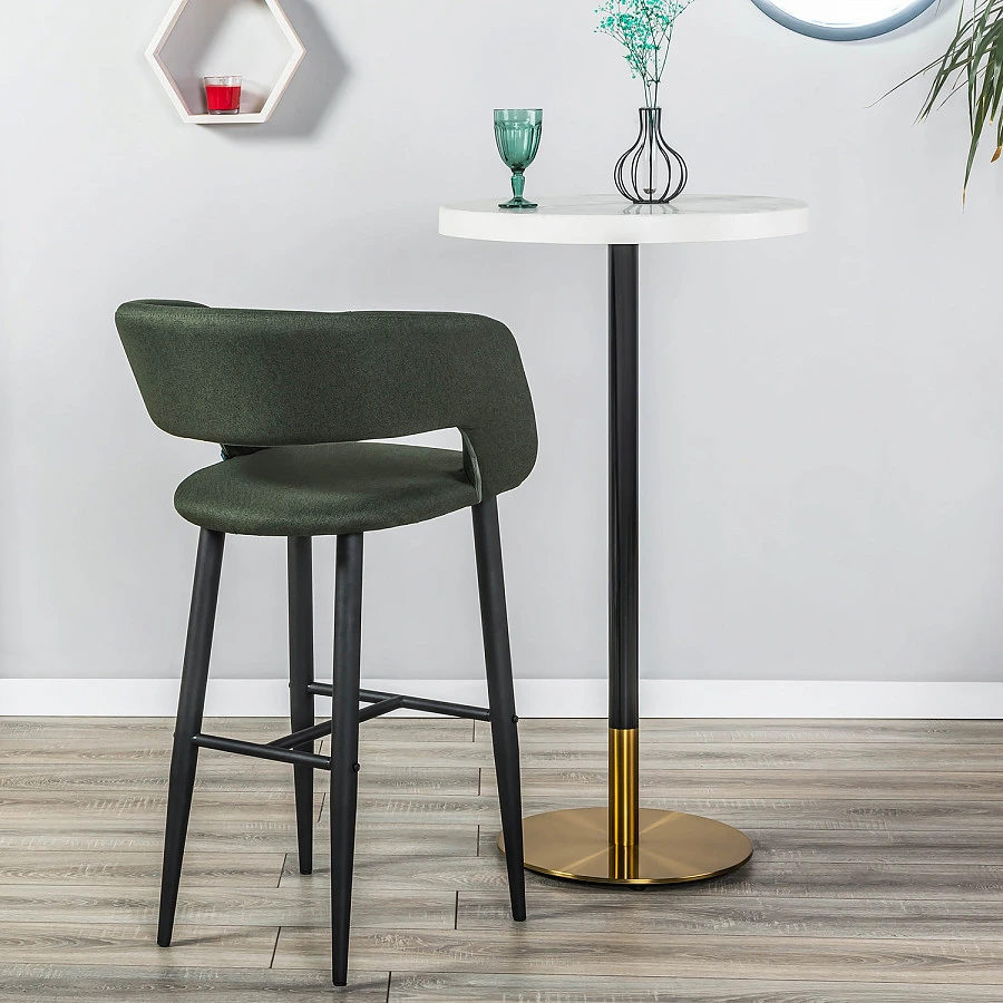 Кресло Бар.Hugs тёмно-зеленый/черный - фото 13