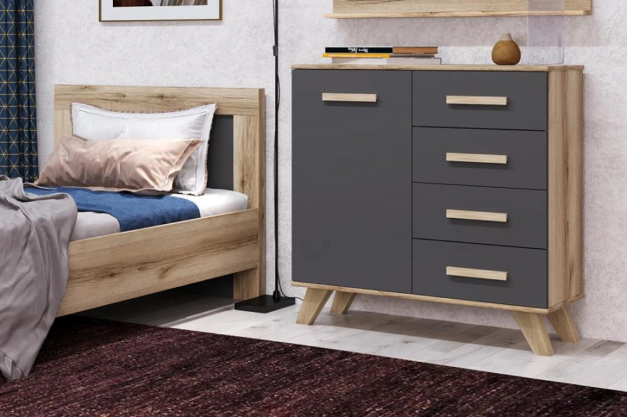 Кураж Комод 900 Вега Скандинавия - фото 4