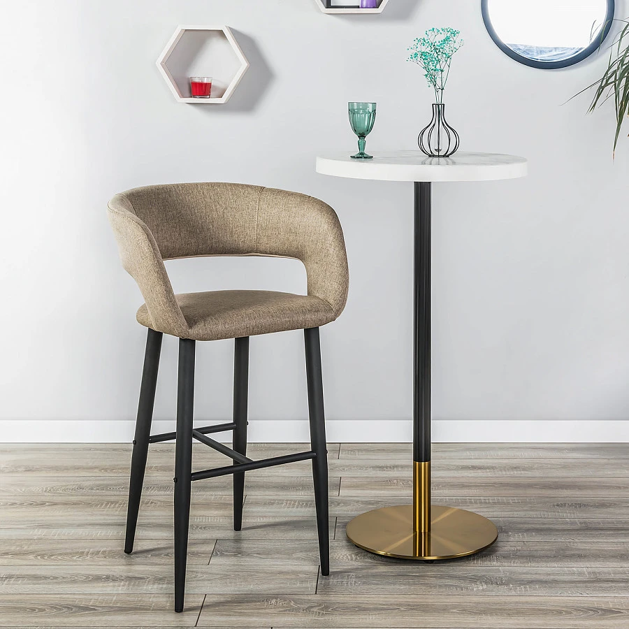 Кресло Бар.Hugs beige/черный - фото 5