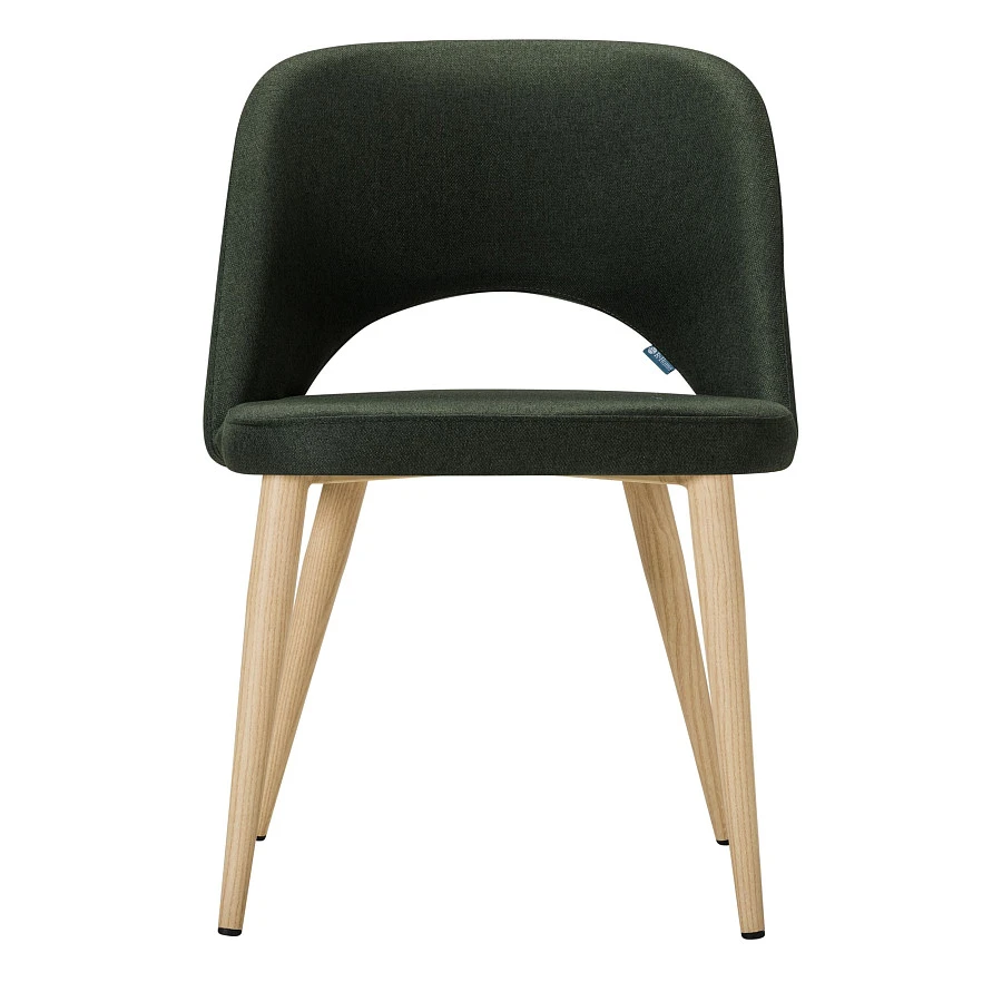 Стул Lars тёмно-зеленый/нат.дуб - фото 3