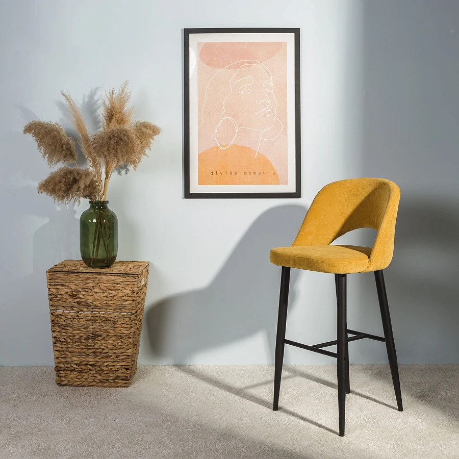 Кресло Бар Lars Желт/Черный - фото 7