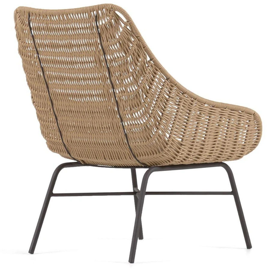 Веревочное кресло Abeli бежевого цвета - фото 8