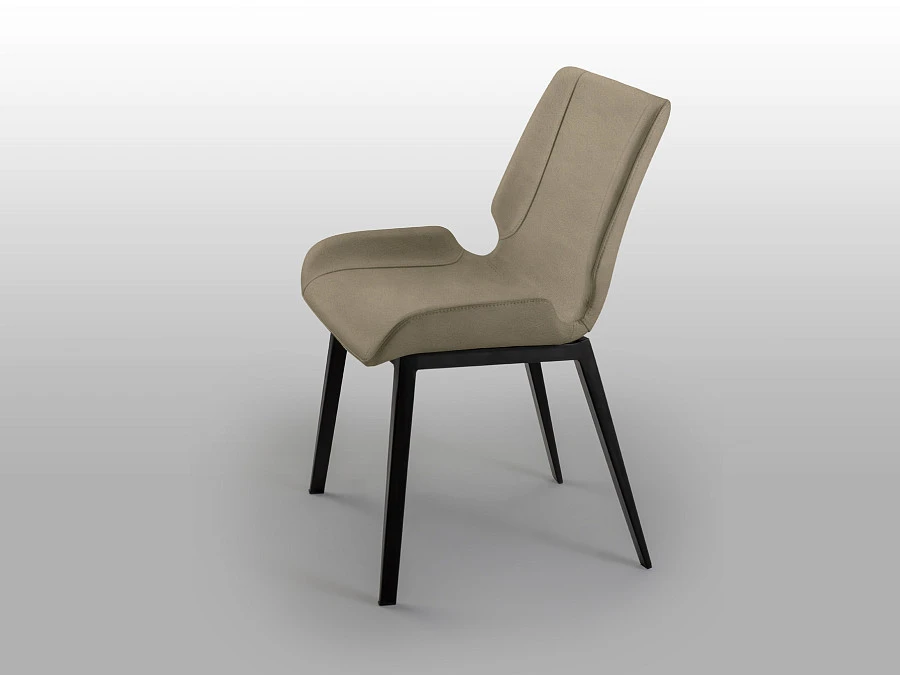 Стул Kiara бежевый/черный - фото 6