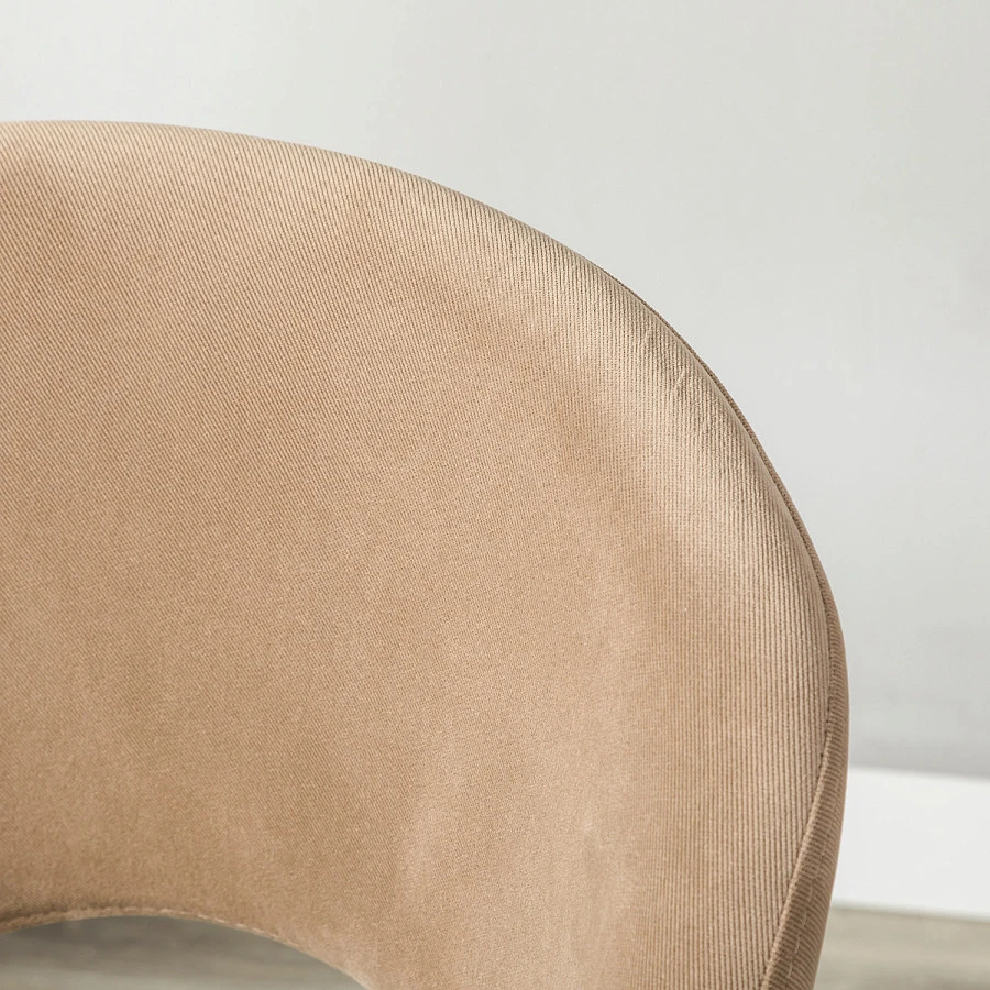 Кресло Lars Diag beige/Линк золото - фото 12