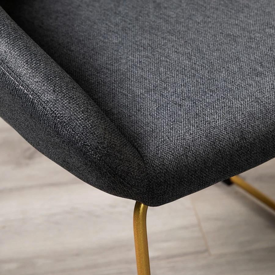 Кресло Kent тёмно-серый/Линк золото - фото 14