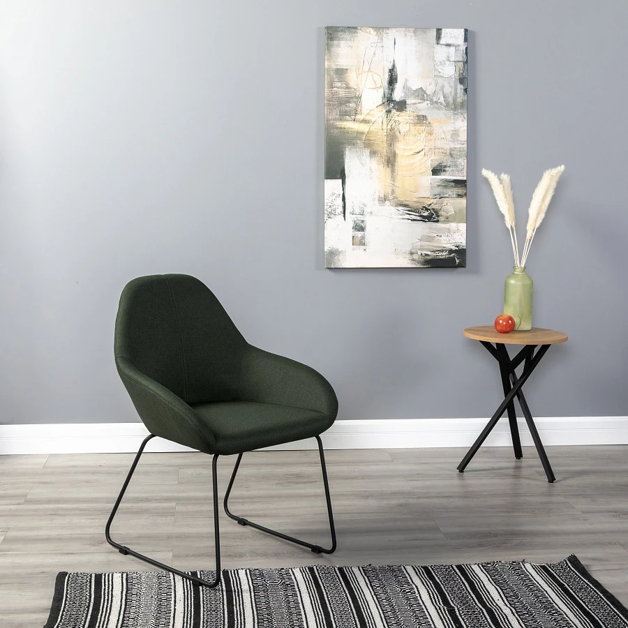 Кресло Kent тёмно-зеленый/Линк - фото 12