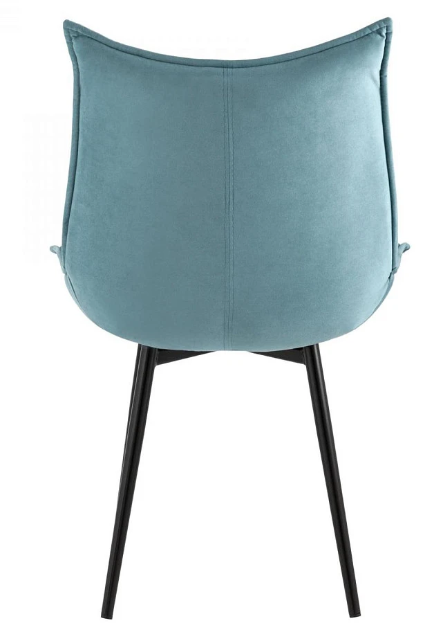 Стул Осло велюр пыльно-голубой - фото 4