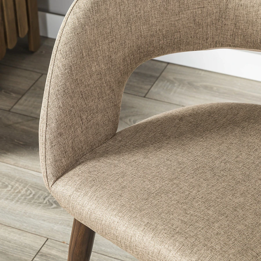 Стул Hugs beige/т.орех - фото 14