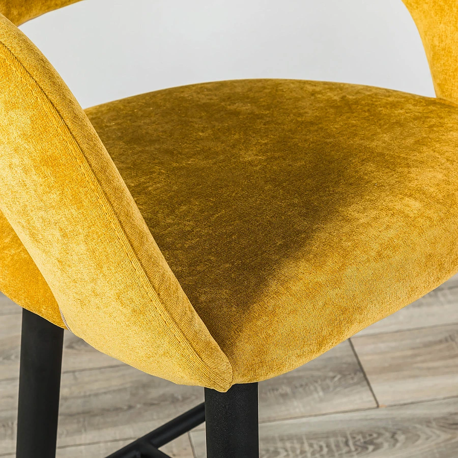 Кресло Бар.Hugs желтый/черный - фото 14