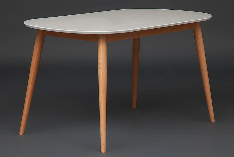 Стол обеденный MAX (Макс) Белый+Бук - фото 3