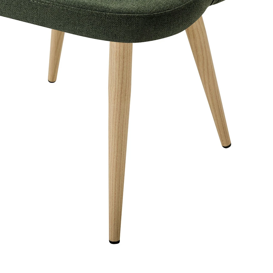 Стул Lars тёмно-зеленый/нат.дуб - фото 7