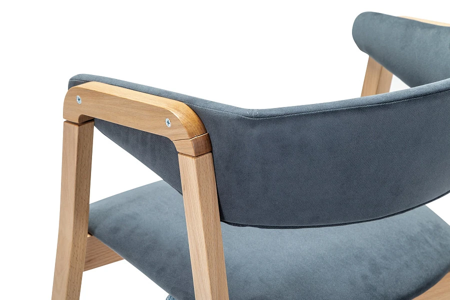 Кресло Dalia Soft Grey/Натур - фото 5