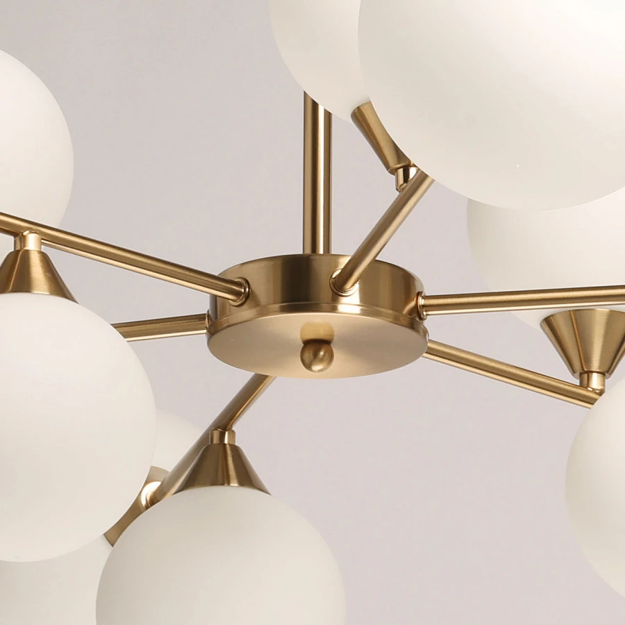 Люстра подвесная DeMarkt Оливия 306015612 - фото 8