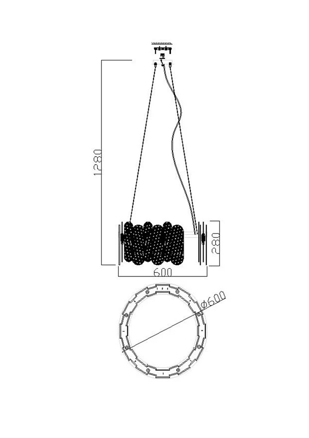 Подвесной светильник Freya FR5141PL-08BS - фото 3