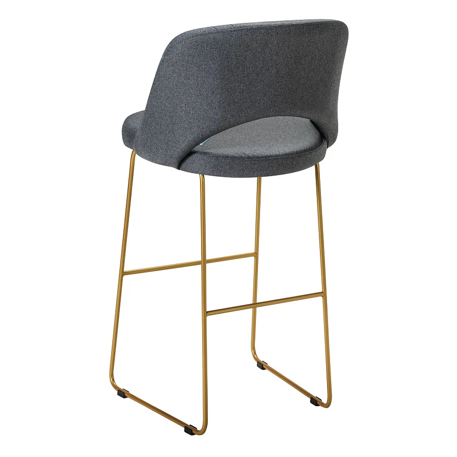 Кресло Бар. Lars тёмно-серый/Линк золото - фото 3