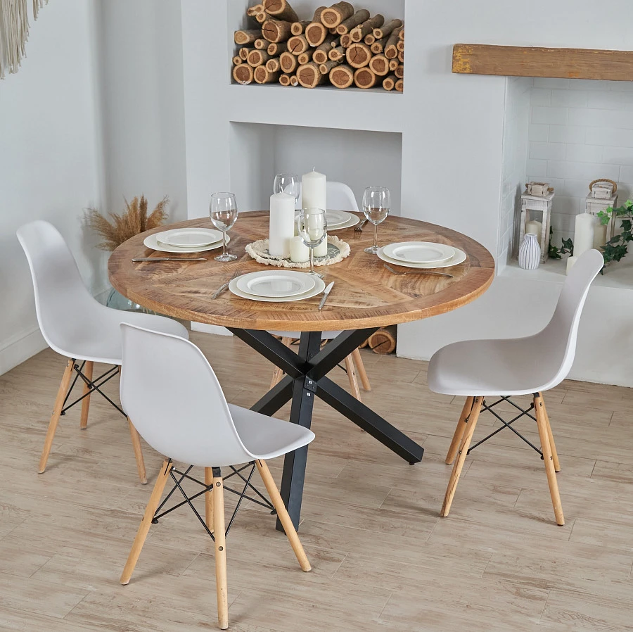 Обеденный стол из массива, АГВИД, круглый - фото 4