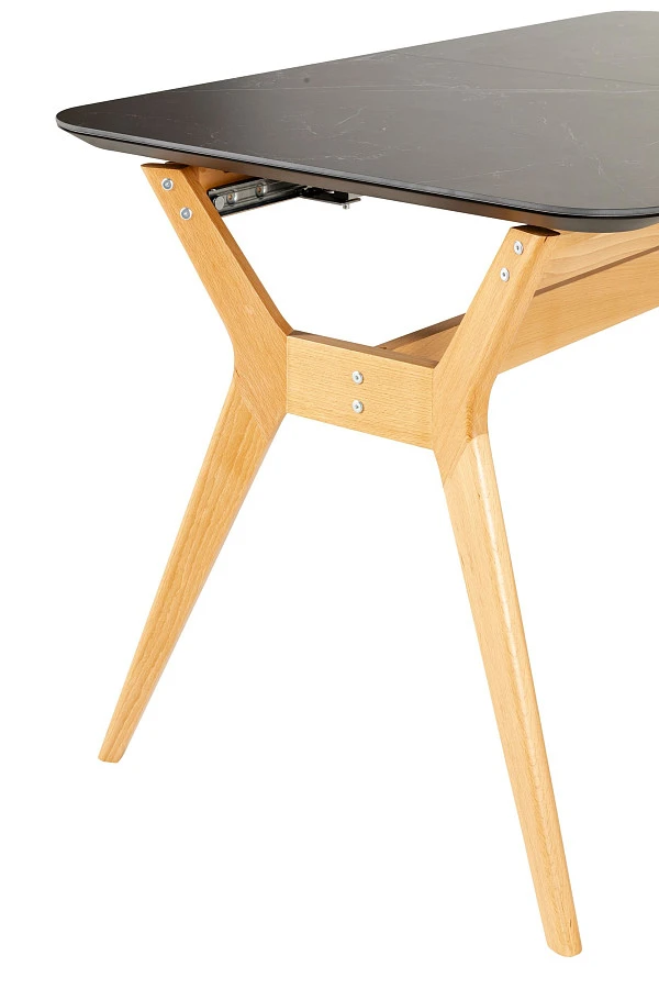 Стол раздвиж. Нарвик Ceramic 140-180 Automatic Natur/Dark marble - фото 13