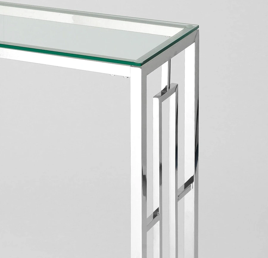 Консоль БРУКЛИН 115*30 серебро - фото 4