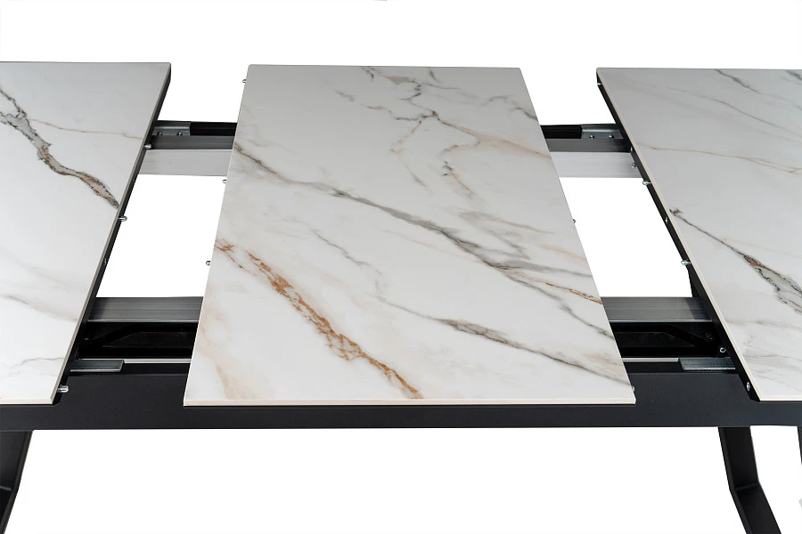Стол Диего раздвиж. 120-150 Керамогранит Светлый Мрамор - фото 4