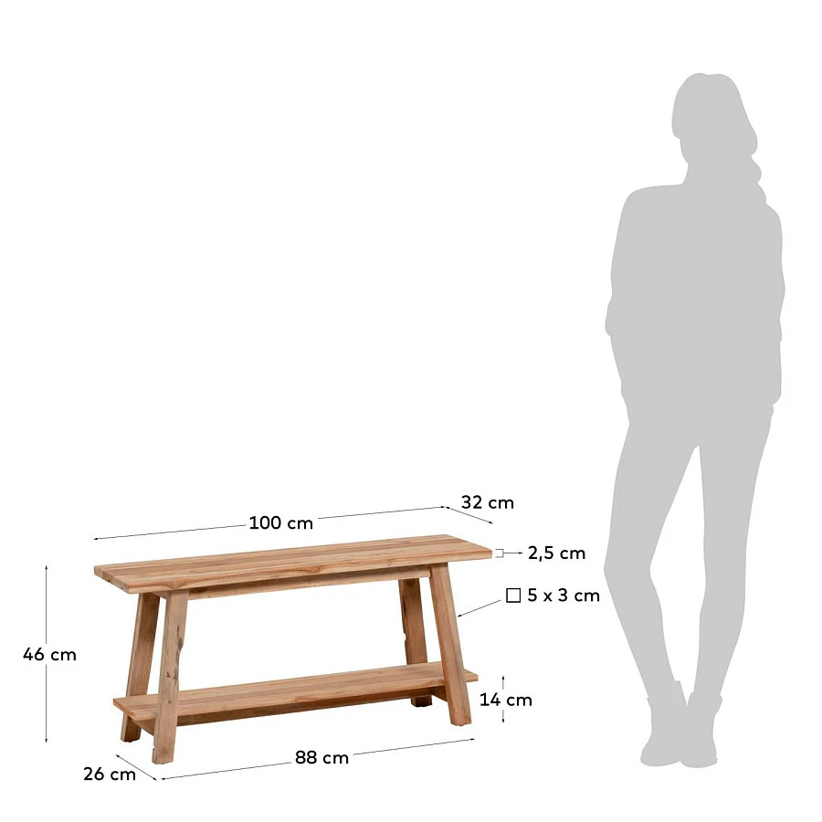 Банкетка Safara 100 cm - фото 6