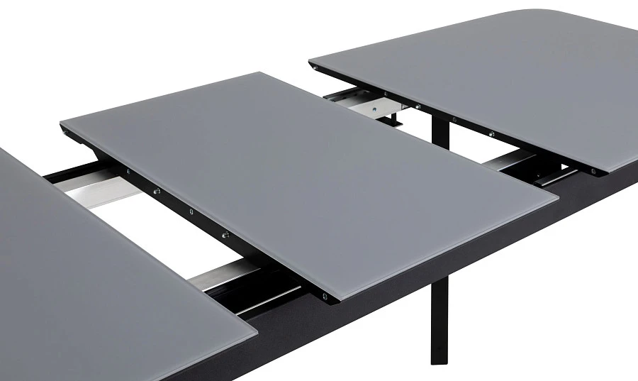 Стол раскл. Combi Glass 120-150 Automatic Natur/Dark matte glass - фото 6