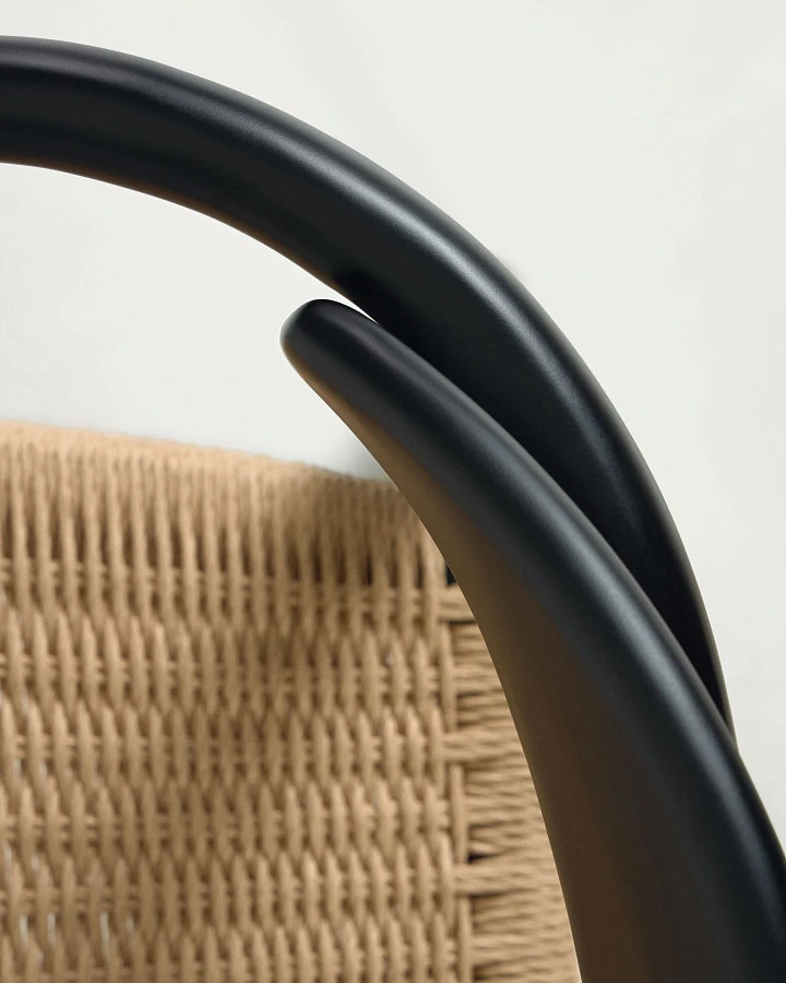 Стул Glynis черный натуральный - фото 11
