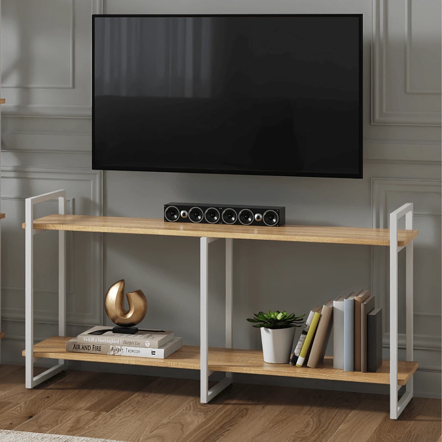 ТВ-тумба Мальборк 2 Дуб Сонома белое основ. - фото 5