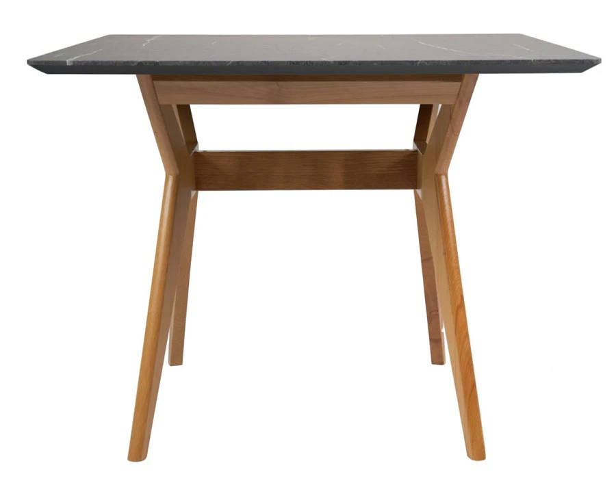 Стол Нарвик квадратный 960*960 Мрамор Графит - фото 3